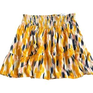 Blue & Gold Mini Skirt - XLarge